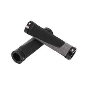 Plastic and Rubber BMX Locking Bicycle Handlebar Grips, 130 mm, G308