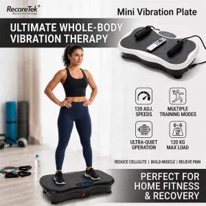 Plataforma Vibratoria Vibration Plate Exercise Machine, Mini, Full Body, Speaker