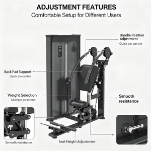 Plate-Loaded Abdominal Crunch Machine