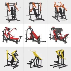 Plate-Loaded Gym Equipment Full Set Heavy-Duty Strength Training Fitness Machine Package