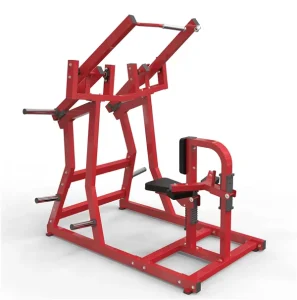 Plate-Loaded ISO-Lateral Lat Pulldown and Low Row Machine for Commercial Gym