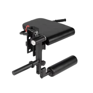 Plate-Loaded Leg Curl and Extension Rack Attachment for One-Leg Hamstring Curls and Seated Leg Extensions