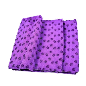 Plum Blossom Point Anti-Slip Microfiber Yoga Blanket Towel Sweat-Absorbent Thickened