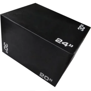 Plyo Box Set for Jumping Training, Foam or PVC Plywood