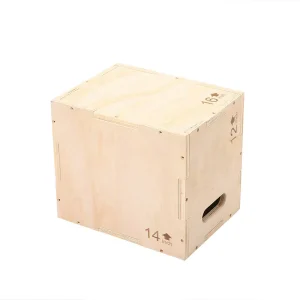 Plyometric Jumping Box 3 in 1 Wooden Plyo Jump Box for Jump Training