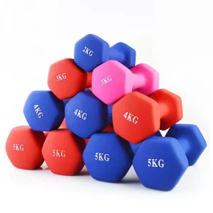 Pockmarked Steel Dumbbell, Strength Training, Home Gym