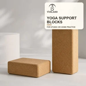 Polar Base Cork Yoga Block Silent Anti Slip Foam Brick for Research Station