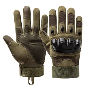 Polyester Anti Slip Full Finger Touchscreen Compatible Cycling Sports Tactical Gloves