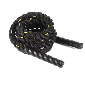 Polyester Battle Rope with Non-Slip Handles for High-Intensity Workouts