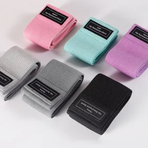Polyester Cotton Custom Resistance Exercise Bands for Fitness Training