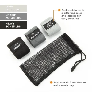 Polyester Fabric Booty Hip Circle Resistance Bands for Glute Exercise