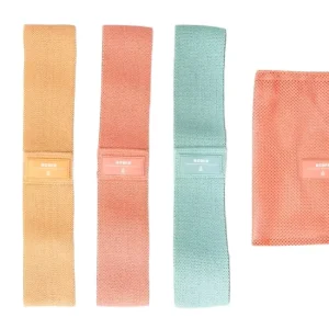 Polyester Fabric Loop Resistance Bands for Gym Fitness Yoga Strengthening and Pull up Exercises