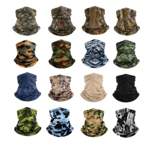 Polyester Ice Silk Cycling Mask, Sunscreen Outdoor Sports Scarf and Face Towel