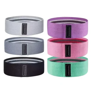 Polyester Non-Slip Resistance Bands for Legs and Glutes, Exercise Loops for Yoga, Squats, and Hip Training