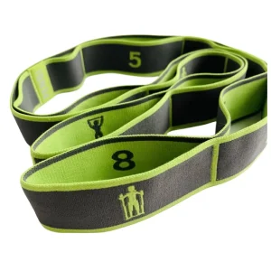Polyester/Nylon Fabric Exercise Training Elastic Yoga Resistance Bands Set 4 x 80/100/120cm for Sport and Dance