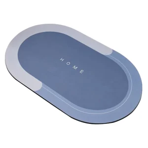 Polypropylene Fiber Door Mat Thin Non-Slip Dust-Removing Eco-Friendly Pet-Friendly Handmade Mat for Home Outdoor