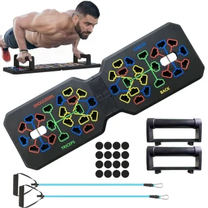 Portable 9-in-1 Fitness Push-Up Board for Home Training