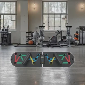 Portable ABS Foldable Push-Up Board for Home Gym and Sit-Up Training