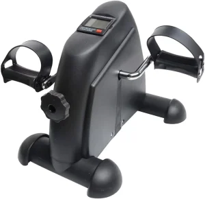 Portable ABS Mini Exercise Bike with Pedals and Spare Parts, 90 kg Capacity