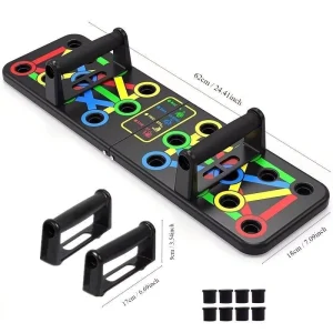 Portable ABS Push-Up Bracket, 14-in-1 Chest Exercise Board for Upper Body Training