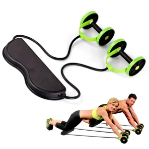 Portable Abdominal Exercise Machine with Resistance Bands for Full-Body Workout