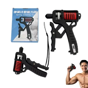 Portable Adjustable Heavy-Duty Hand Grip Strengthener with Crank Handle
