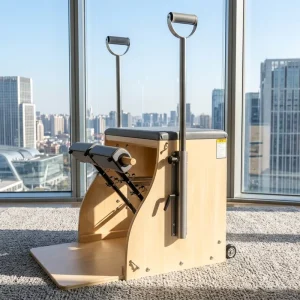 Portable Adjustable Maple Wood Pilates Chair for Home or Studio Use