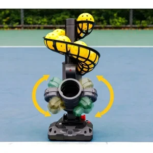 Portable Adjustable Pickleball Ball Launcher Machine Multi Angle Distance Training Equipment Custom Logo OEM Factory