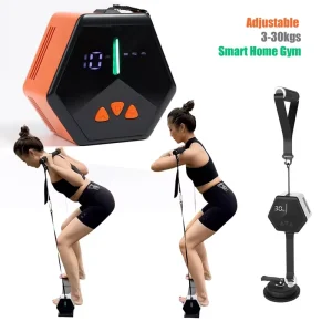 Portable Adjustable-Resistance Home Gym Pulley Machine, 6 Training Modes