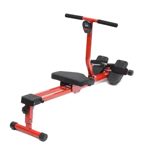Portable Adjustable Steel Indoor Rowing Machine with 12-Speed Resistance