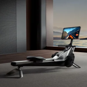 Portable Air Rower with Magnetic Resistance and App for Home Use