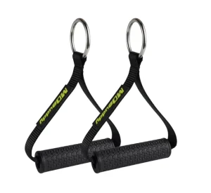Portable Anti-Slip Exercise Handles with Cable for Lateral Raise and Twist, Home and Commercial Gym Use