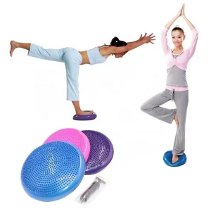 Portable Balance Trainer Pad Textured Surface Core Workout Cushion for Yoga & Pilates