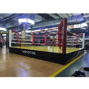 Portable Competition Boxing Ring 6m x 6m x 50cm and 7.8m x 7.8m x 1m Elevated Wrestling Ring