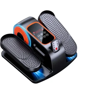 Portable Electric Desk Elliptical Leg Exerciser with Remote Control and 12 Speeds
