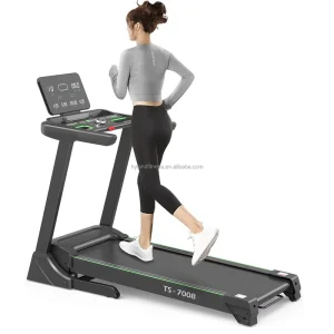 Portable Electric Folding Treadmill with Shock Absorbers