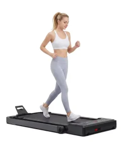 Portable Electric Motorized Walking Pad with LED Display and Remote Control