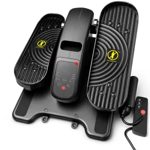 Portable Electric Under Desk Pedal Exerciser with 12 Adjustable Speeds, Quiet Operation, Remote Control, and LCD Display
