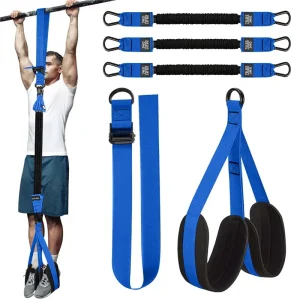 Portable Exercise Resistance Band Elastic Rope Trainer for Home and Indoor Fitness