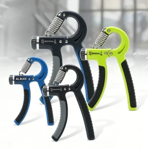Portable Fitness Hand Grip Strengthener for Workout, Athletes, Climbers, and Musicians