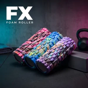 Portable Foam Roller for Muscle Massage, Deep Tissue Exercise Recovery, Yoga, Fitness, and Stretching