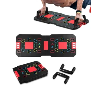 Portable Foldable Adjustable ABS Push-Up Board for Chest Abdominal Muscle Training Home Fitness Equipment