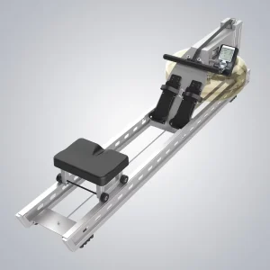 Portable Folding Magnetic Rowing Machine with T-Bar and Water Resistance