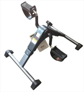 Portable Folding Pedal Exerciser with Electronic Display for Desk, Arm and Leg Exercise