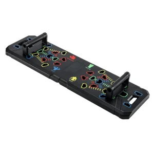 Portable Folding T-Board Adjustable Push-Up and Sit-Up Training Equipment