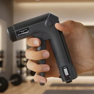 Portable Hand Grip Strengthener with Electronic and Mechanical Counter Forearm Exerciser for Office Use