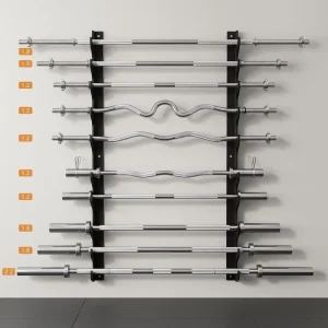 Portable Home Fitness 1.2M 2.2M Barbell Bar Steel Weight Lifting Barbell Bar