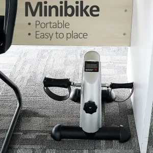 Portable Home Use Foot Pedal Exerciser with Display Screen Mini Exercise Bike