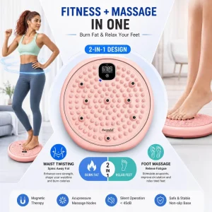 Portable Home Waist Twister Machine and Ab Board Exercise Equipment