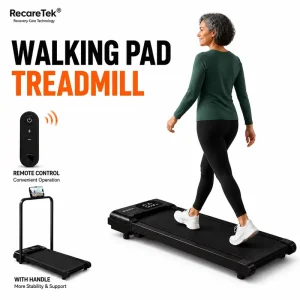 Portable Incline Treadmill Walking Pad for Home Cardio Exercise